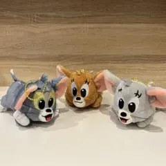 トム＆ジェリー＆タフィー 寝そべりマスコット BC Ver.2 3種セット