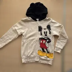 Ｈ＆Ｍ　ミッキーマウス耳付きフードパーカー 140
