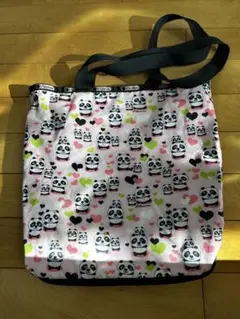 レスポートサック ハワイ限定 パンダ柄 バケツ型トート　美品　レア　レスポ　完売