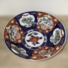 大皿　秀峰　有田焼　伊万里焼　金彩色彩絵丸紋 大皿 秀峰 有田焼 伊万里焼 金彩色彩絵丸紋 - メルカリ