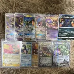 ライチュウex、ラグラージex、MボスゴドラEX、レックウザex、引退品