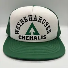 80s~　ヴィンテージ　WEYERHAEUSER　us企業物　トラッカーキャップ