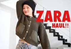新品未使用‼️ ZARA ザラ　ニット　カーディガン　コントラストポケット