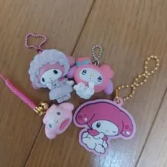 マイメロディ キーホルダー 4点セットのサムネイル