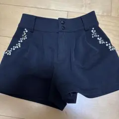 ビジュー付き ショートパンツ