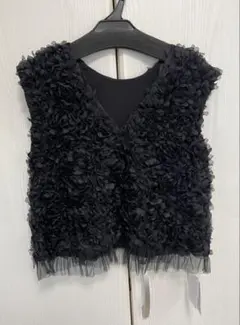ENFOLD VEST PARTS ブラック　ビスチェ　ブラトップ ENFOLD VEST PARTS ブラック ビスチェ ブラトップ - メルカリ