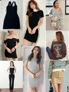 GYDA ギャル系服 まとめ売り 8点Set