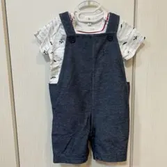 組曲　KUMIKYOKU オーバーオール　半袖Tシャツ付き　セット売り　ベビー服