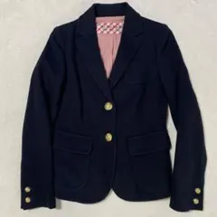 BURBERRY BLUE LABEL 金ボタン テーラードジャケット 総裏地