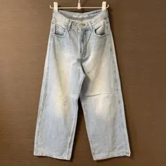 【BAYFLOW 】ワイドデニムパンツ