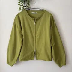 DISCOAT ジップカーディガン