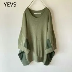 YEVS ドッキングニット プルオーバー ドルマンのサムネイル