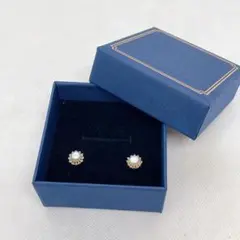 ピアス 両耳用 パール風 ボックス付き ギフト プレゼント