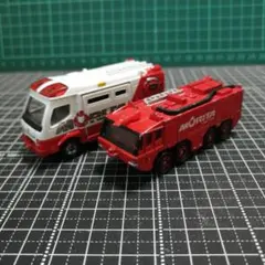トミカ　消防車　モリタ 空港用化学消防車　MAF-125A　消救車　廃盤のサムネイル