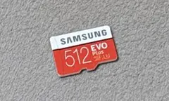 Samsung 512GB EVO Plus MicroSDカード