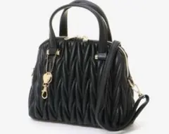 MAJESTIC LEGON キルティングバッグ ブラック