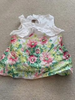 Janie and Jack フラワープリントワンピース12-18ヶ月
