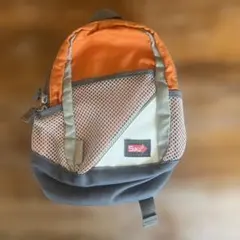 asics キッズ用リュックサック　バックパック オレンジ/グレー