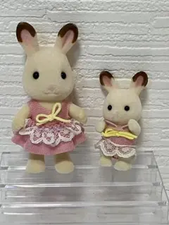 シルバニア　人形付き　水着セット　お揃い