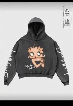 ベティ・ブープ パーカー 3Lサイズ ブラック 黒 ギャル 小悪魔