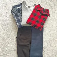 まとめ売り男の子 120cm 子供服 普段着 通学 チャンピオン ユニクロ他