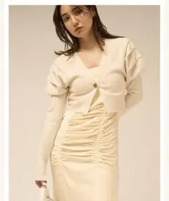 FRAY.I.D タックパフクロップドカーディガン 新品未使用