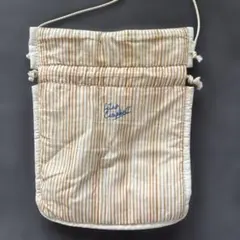 beams 巾着バッグ　ショルダーバッグ