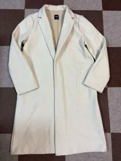 ZARA ザラ ひざ丈 ロングコート アイボリー ホワイト L 完売品