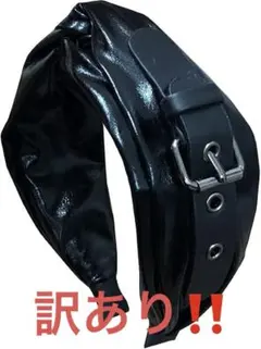 訳あり‼️ カチューシャ バックル 黒 ヘアアクセサリー 森ガール コスプレ