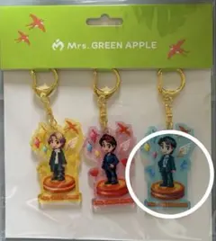ミセスグリーンアップル　ゼンジン　イミュータブル　若井滉斗　ドットキーホルダー