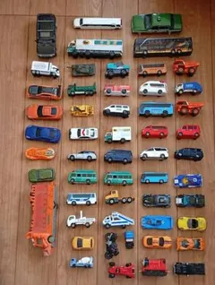 TOMICA　トミカ　車　ミニカー　トラック　タクシー　まとめ売り　53台セット
