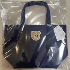 フェイラー オールドテディ ネイビー トートバッグ 小 Lサイズ