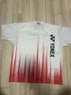 YONEX Tシャツ ホワイト/レッド
