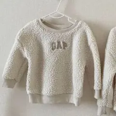 【未着用】babyGAP ボアトレーナー 80cm