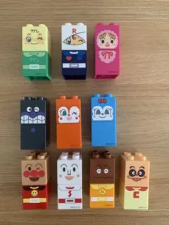 アンパンマン　ブロック　10体セット