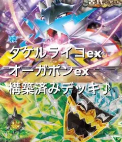 megaドリームex！(^^) タケルライコexオーガポンex構築済みデッキ