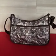 LeSportsac 花と鳥のプリント ショルダーバッグ