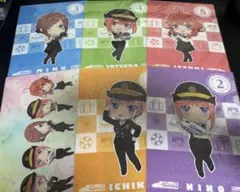 五等分の花嫁　デジタルスタンプラリー　クリアファイル　全種のサムネイル