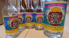 幻の泡盛　泡波　3号瓶✖️3本セット！！ 泡波 幻の泡盛 沖縄 波照間島産 30度 100ml 3本 - メルカリ