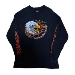 90s XL harley davidson イーグル フレイム ロンT