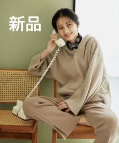 【新品】 ナノユニバース　フルーツオブザルーム　別注ワッフルメキシカンパーカー