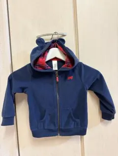 carter's ネイビー ジップアップパーカー 24ヶ月 90 95