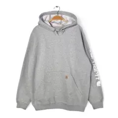 カーハート スウェットパーカー オリジナルフィット ワンポイントロゴ グレー M