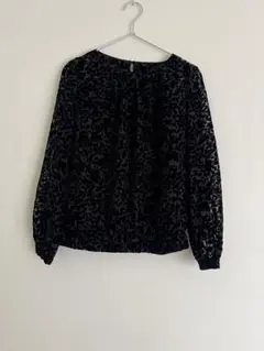 Leilian レリアン プリーツ加工 シアーブラウス 茶 N3450 - メルカリ