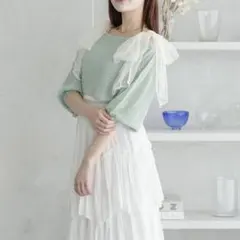 2way メッシュニット ニットカーディガン ボレロ