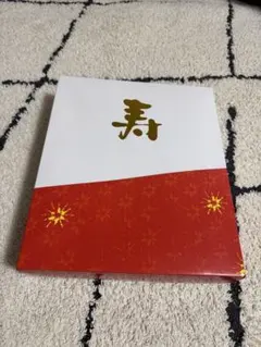 寿 ちゃんちゃんこ 扇子セット 赤