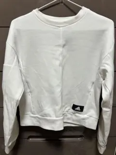 adidas ホワイト ストライプ トレーナー