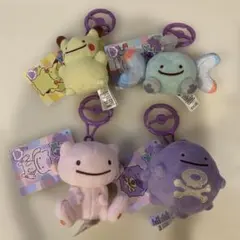 ポケモンセンター へんしんメタモンマスコット 3種カイリュー、ドガース、ラプラス ポケモンセンター へんしんメタモンマスコット 3種カイリュー