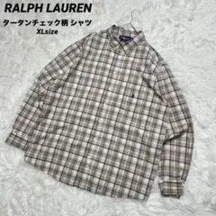 RALPH LAUREN タータンチェック BLAKE シャツ XL コットン