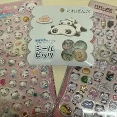 大人気 ジュエルプチドロップ もちもちぱんだ シールビッツ たれぱんだ 3種類
